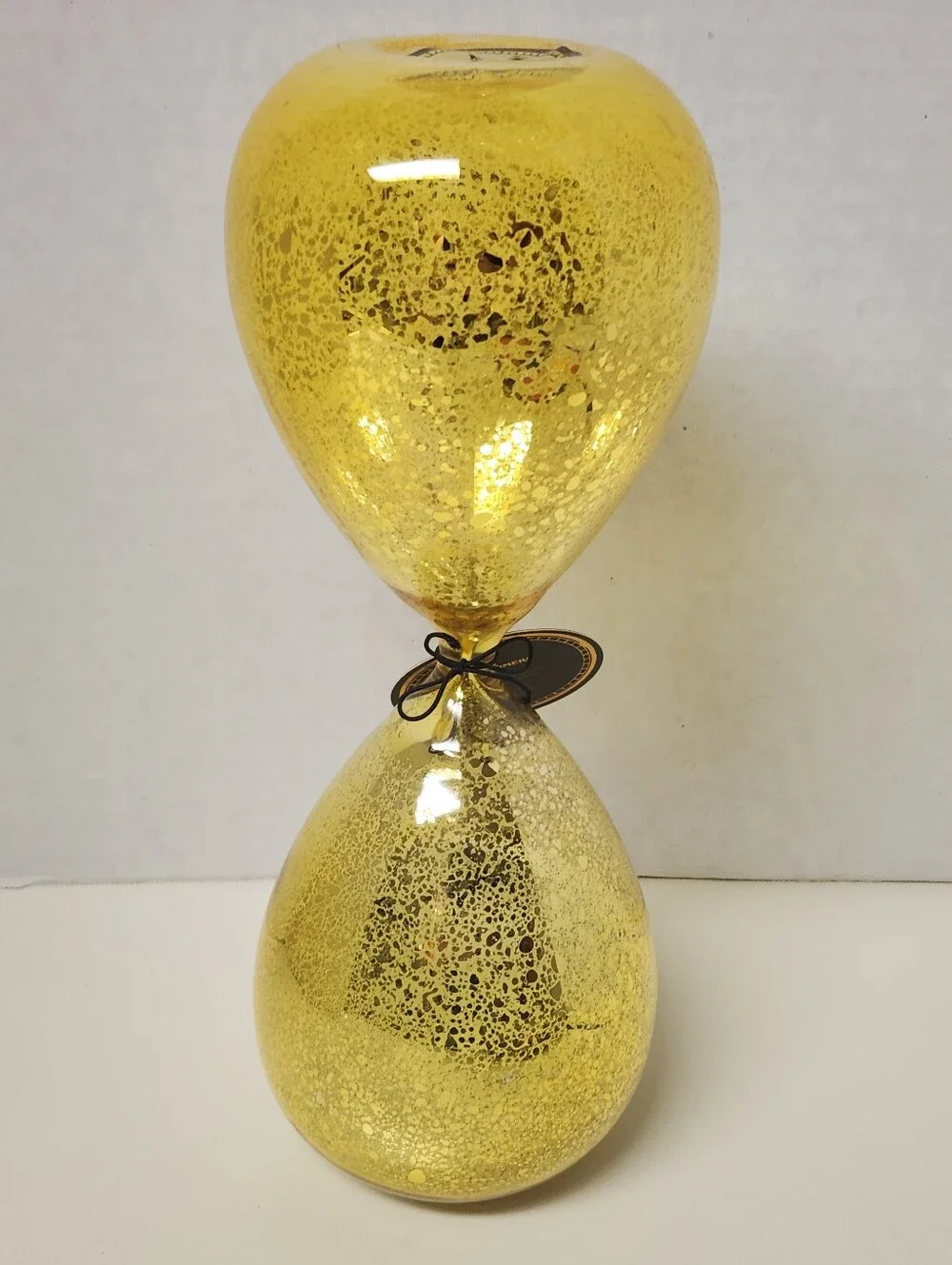 Home Essentials Gold Glass Hourglass Sand Timer - Decorative Accent